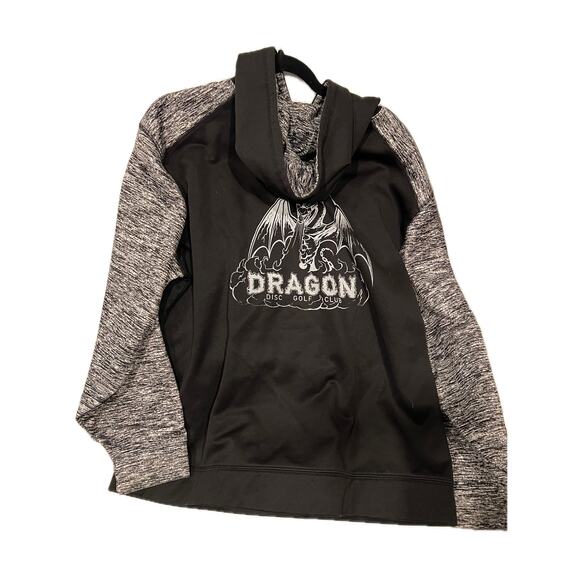 Badgersport Dragon Disc Golf Club Zip Up Insulated Hoodie Mens L - Picture 2 of 4